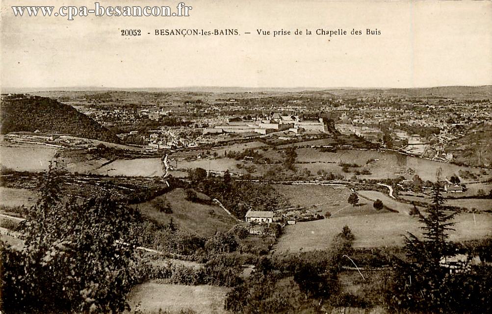 20052 - BESANÇON-les-BAINS. - Vue prise de la Chapelle des Buis
